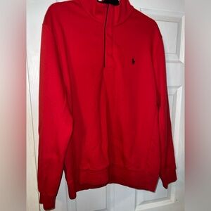 Polo Ralph Lauren double knit mock neck pullover men size large 180/100A
